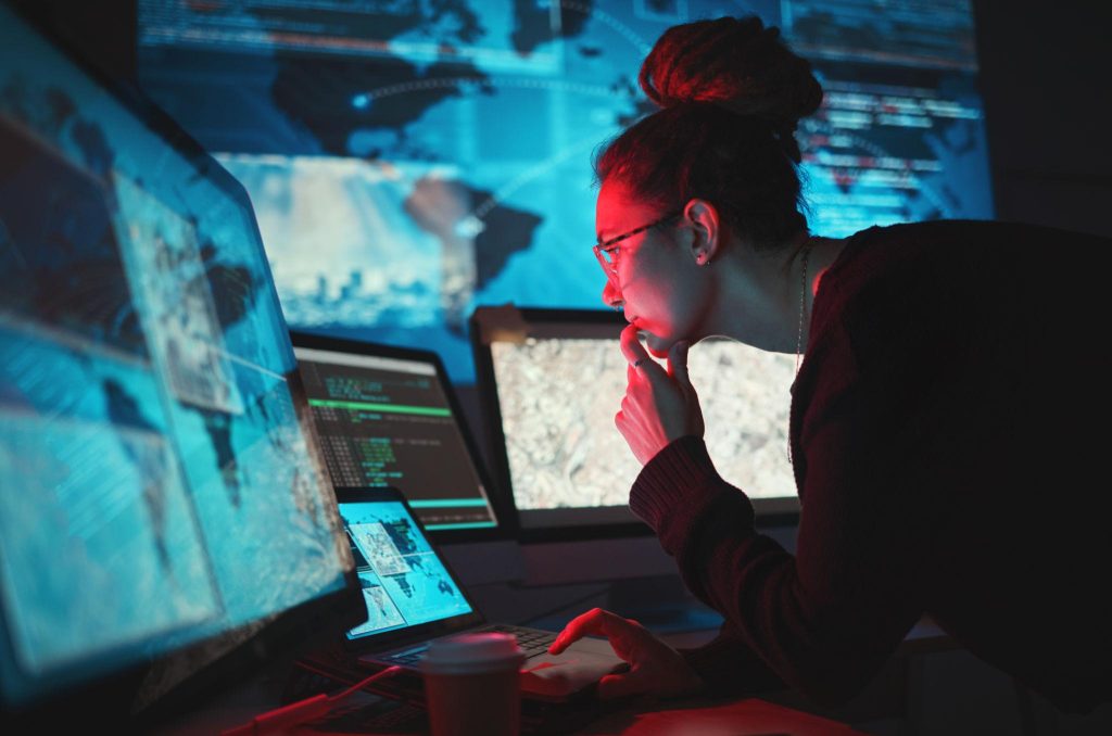 Crypto recovery service a woman working